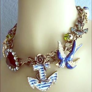Betsey Johnson “In The Navy” Necklace